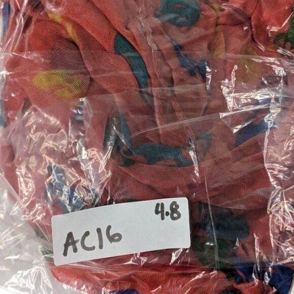 Fashionable Skull Pattern Design Inspired Multicolored Skulls Scarf Orange Large - Picture 8 of 10